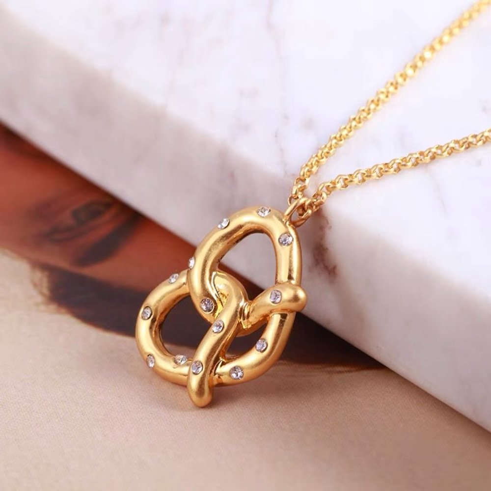 Kate Spade Gold Pretzel Necklace